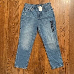 J. Crew Premium Edition High-Rise Straight Jeans in Blue Women’s 27 New With Tag